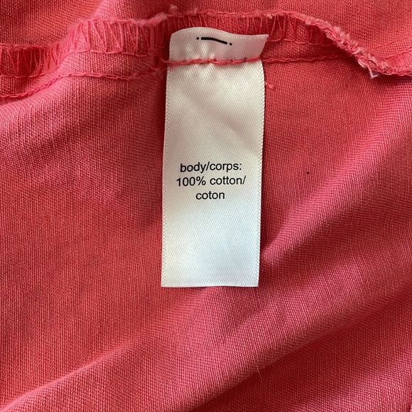 Maurice’s XL coral colored moto style denim jacket snap detail 4 pockets - Picture 9 of 11